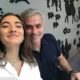 His daughter gives a relief to Mourinho with a former memory