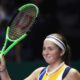 Ostapenko plays doubles in Indian Wells